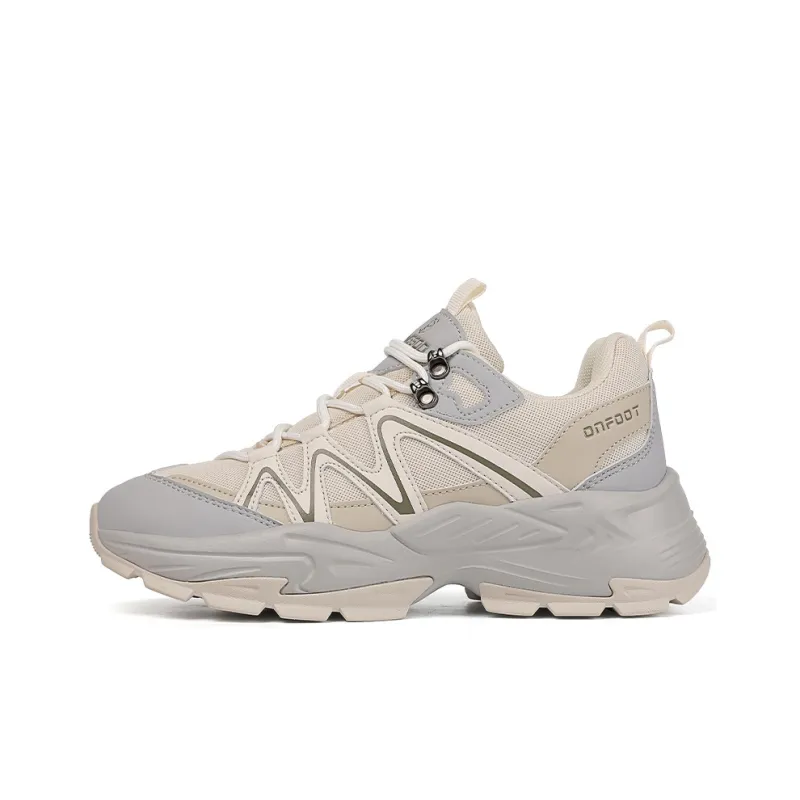 Camssoo Anti Slip And Wear Resistant Breathable Low Top Outdoor Shoes Women's Light Beige Gray-0