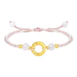 Universe Ring Peaceful Buckle[Pink Cord]