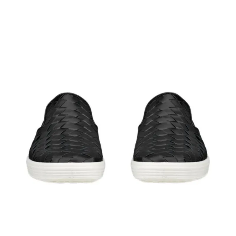 Ecco Soft 7 Casual Single Shoes Women's Black-3