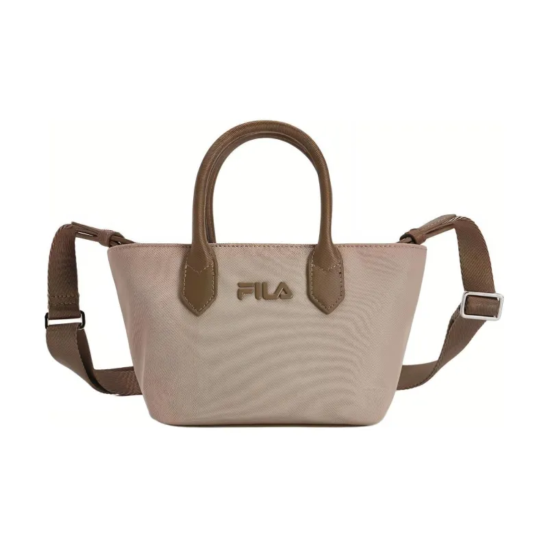 FILA Fabric Crossbody One Shoulder Handbag Mini Women's Light Brown-0