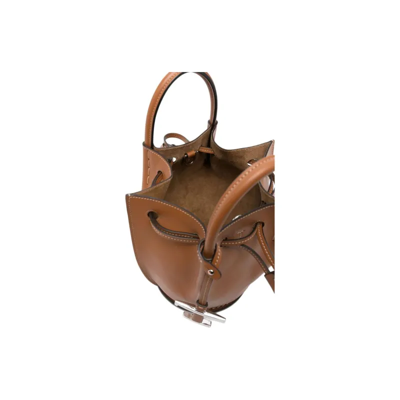 TOD'S Logo charm Bucket Bag-2