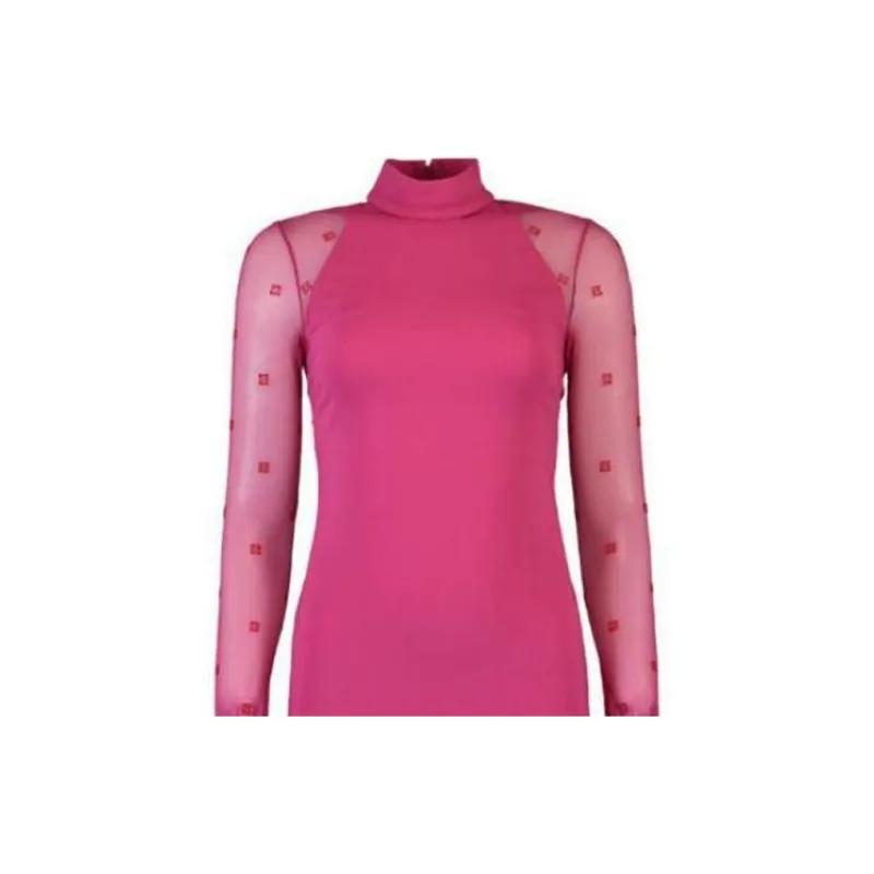 GIVENCHY Long-Sleeved Dresses Women's Pink-3