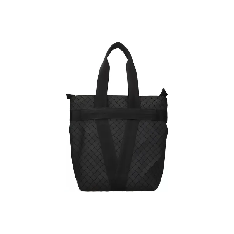Bottega Veneta Fabric One Shoulder Handbag Men's Black-0
