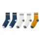 2 Dark Blue+2 White+1 Ginger Yellow