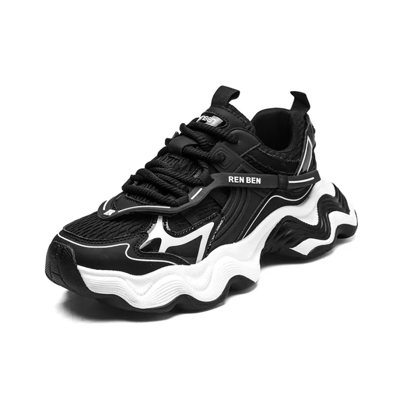 RENBEN Cushioning Lightweight Height Increasing Low Top Casual Shoes Men's-7
