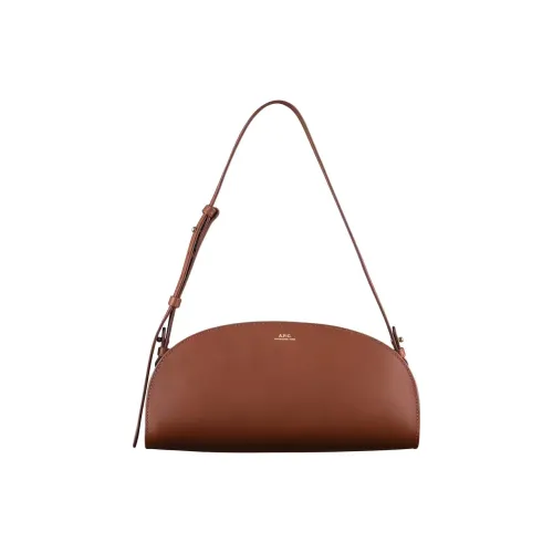 A.P.C Demi Lune Logo Stamp Tote Bag