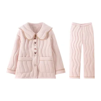 Qiao Ni Tong Pajama Set Women's Pink
