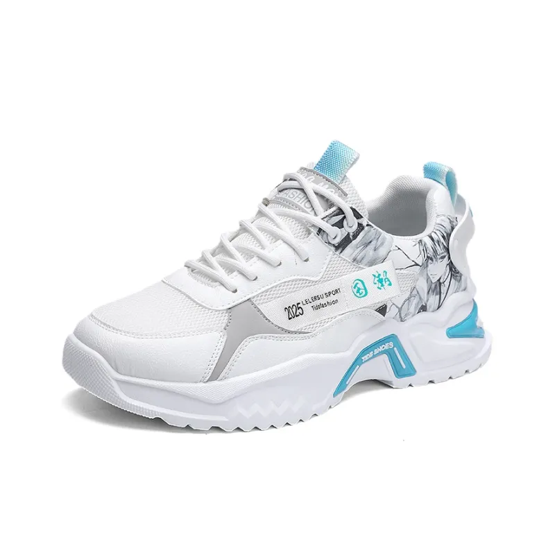 SOURCE Cushioning Anti Slip Wear Resistant Breathable Balance Impact Resistant Low Top Chunky Sneakers Men's-6