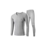 V-Neck Clothing Sets (Light Gray) Soft 100% cotton/3A Antibacterial