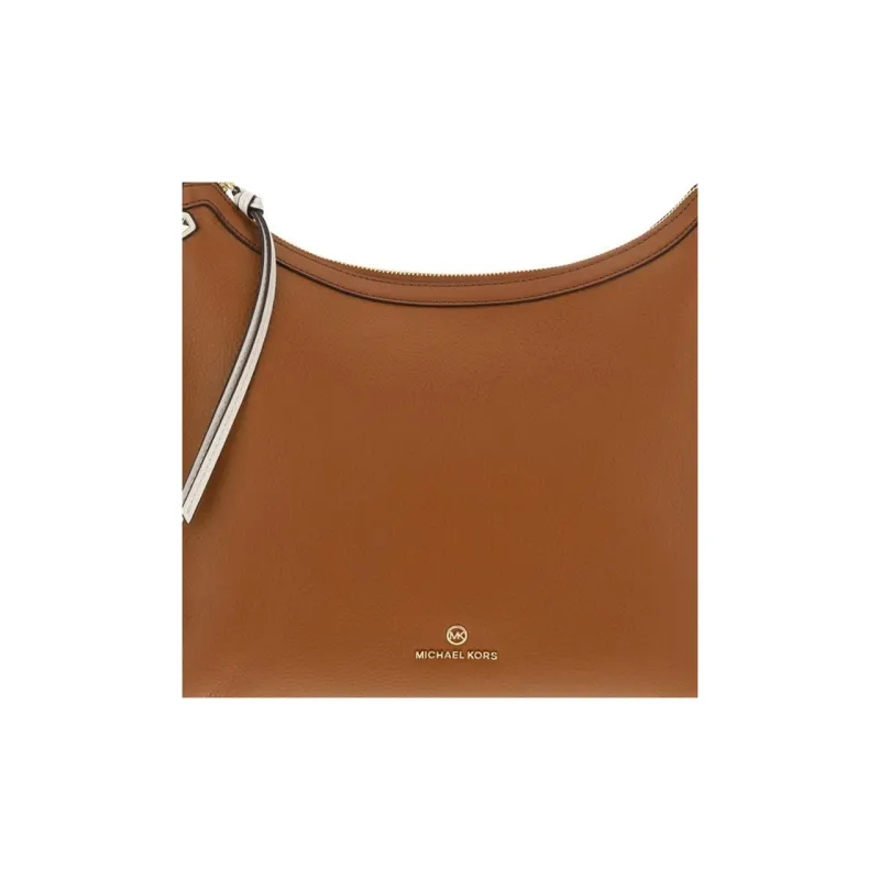 MICHAEL KORS Calfskin One Shoulder Handbag Women's Brown-4