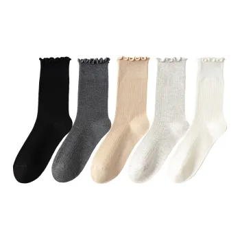 XIANSINIAO Knee High Socks Women's 5 Pack