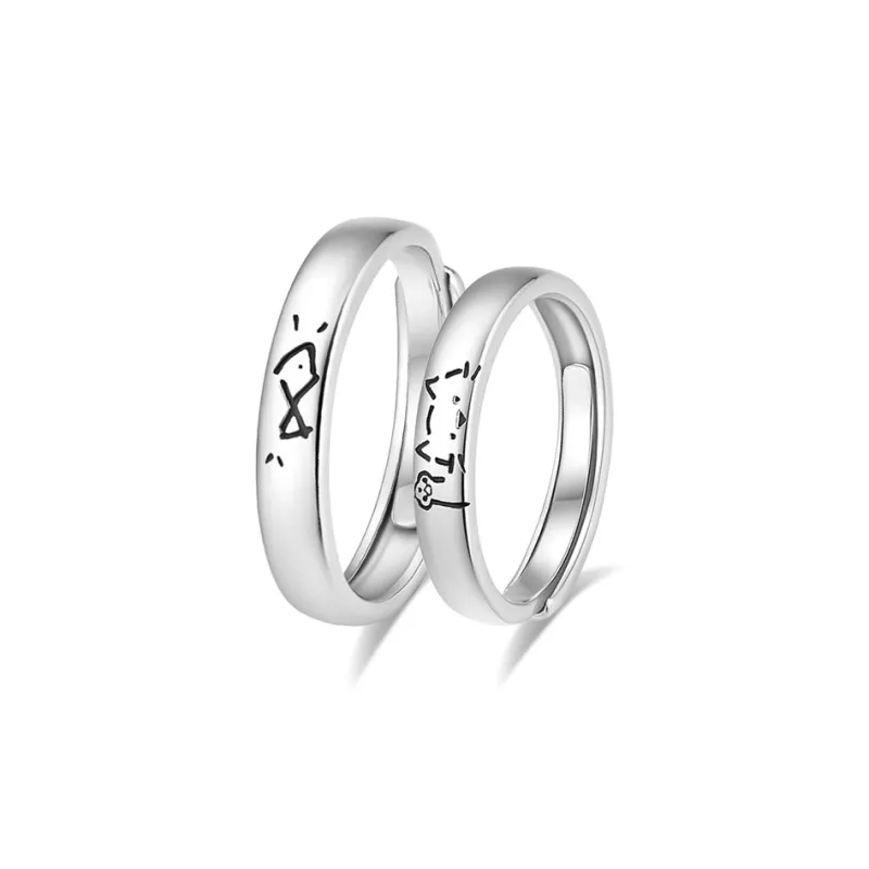 Muyan S999 Fine Silver Rings Unisex-2