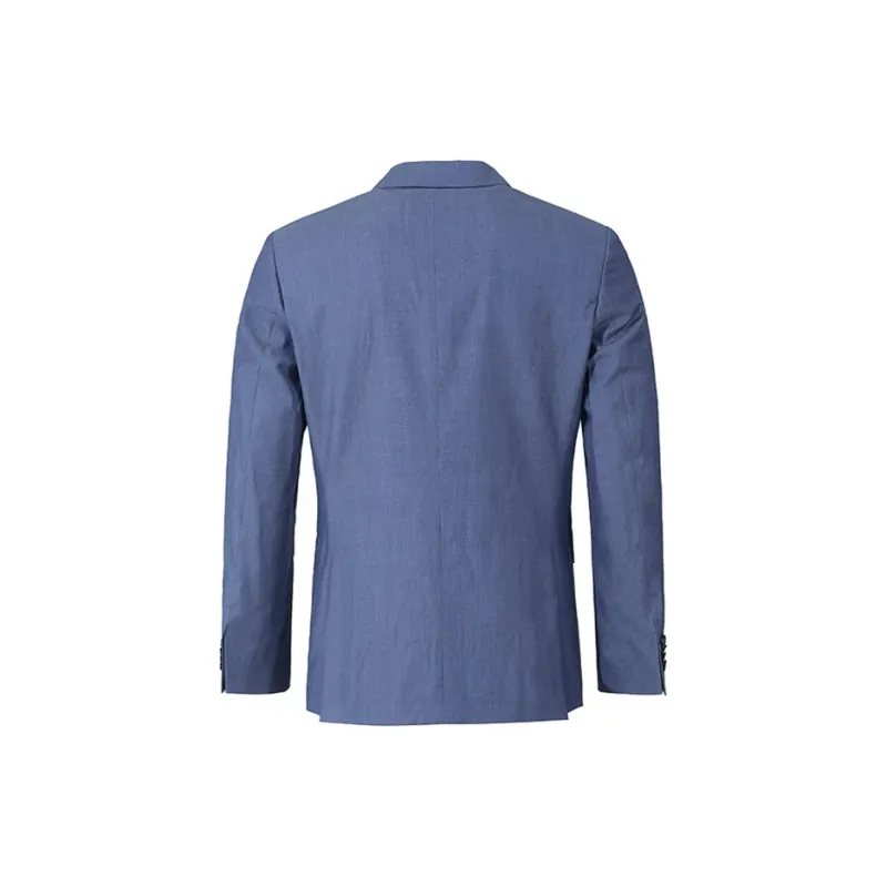 Boss Herringbone Virgin Wool Suit-2