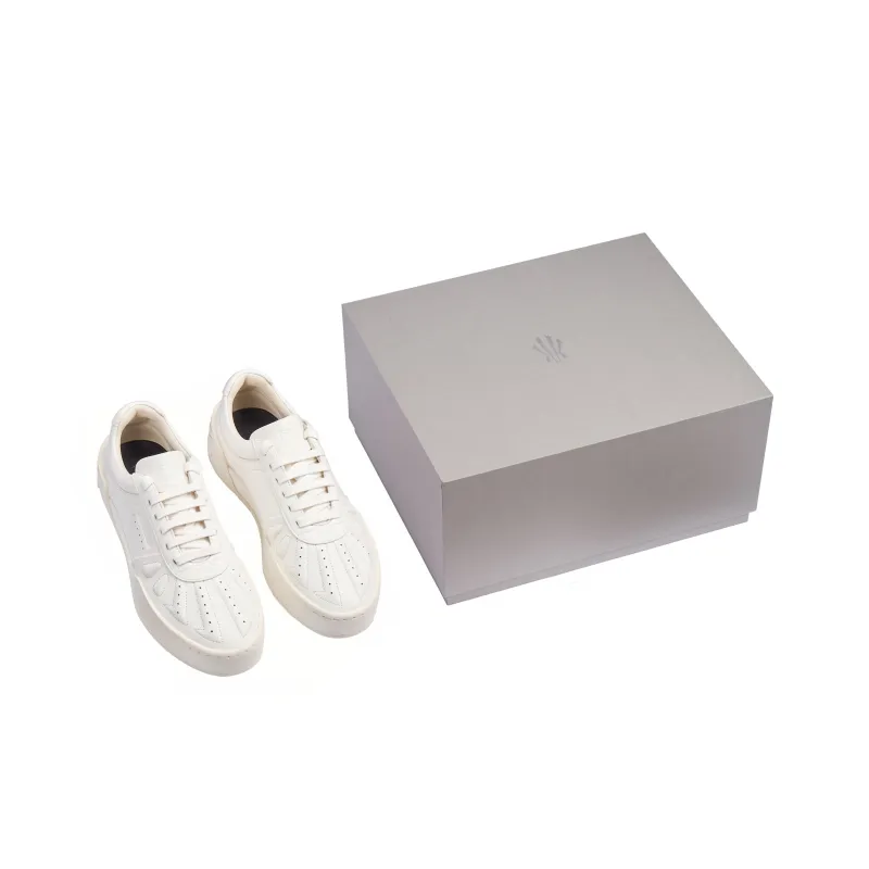 Anta Anti Slip Wear Resistant Low Top Skateboard Shoes Men's Ivory White-3
