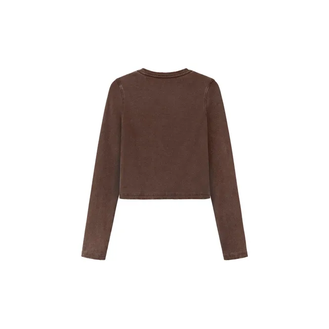 CHUU T Shirts Women's Red Brown-1
