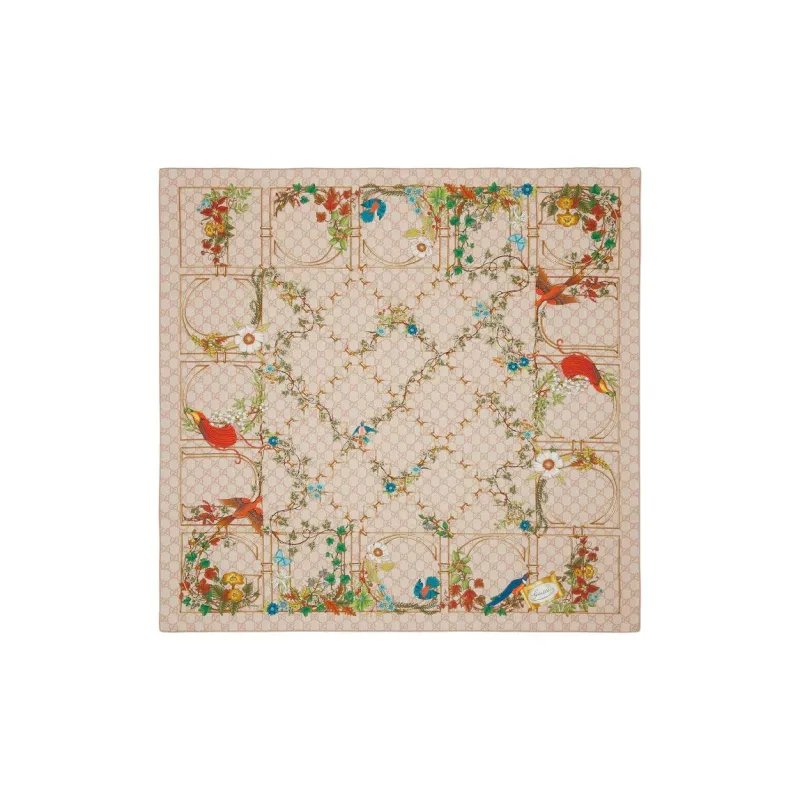 GUCCI Printed Silk Scarf-0