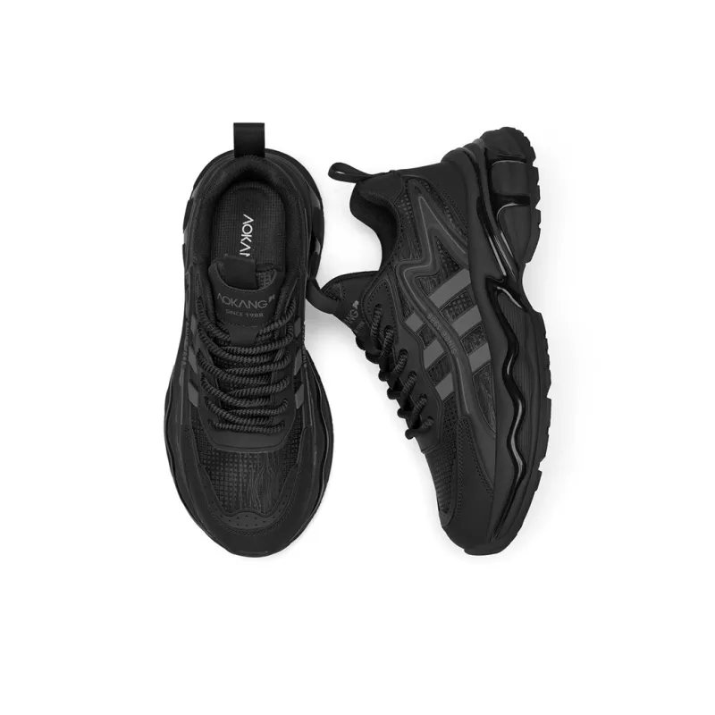 AOKANG Cushioned Slip-Resistant Low-Top Chunky Sneakers Men's Shopping Bag-3