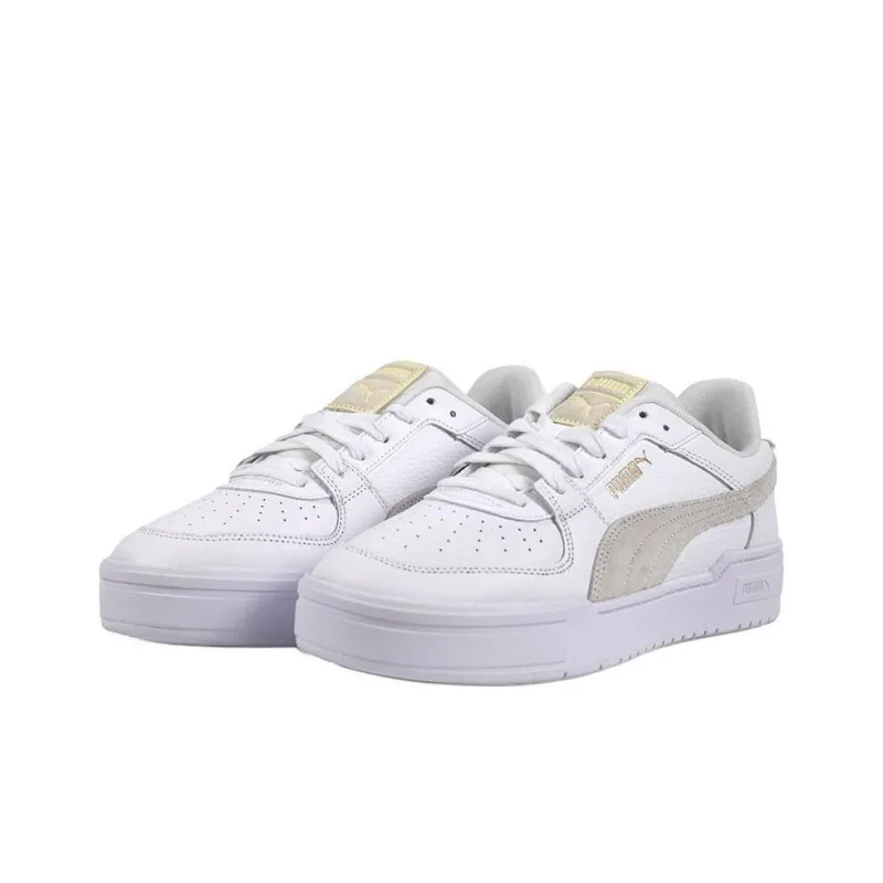 PUMA Ca Pro Wear resistant And Lightweight Low Top Casual Shoes Unisex White-1