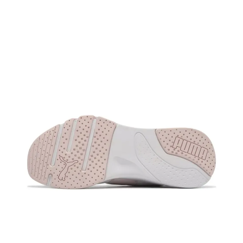 PUMA Zora Anti Slip Wear Resistant Low Top Casual Running Shoes Women's White Pink-4