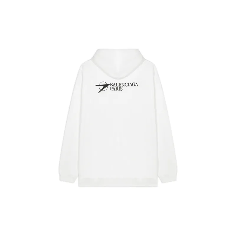 Balenciaga Sweatshirt Loose Fit Style Men's White-1