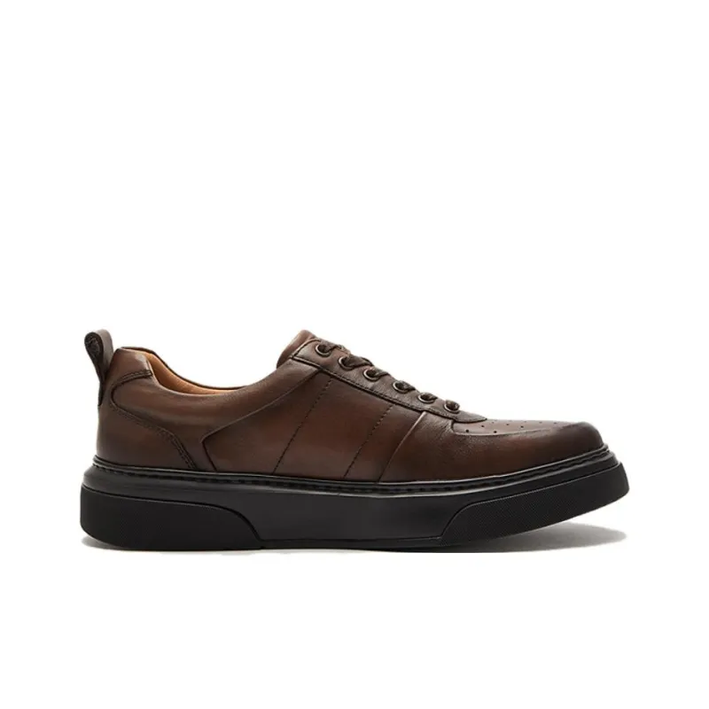 Le Saunda Height Increasing Low-Top Skateboard Shoes Men's-4