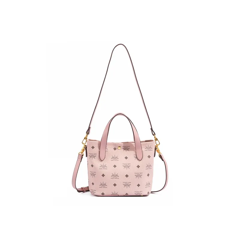 MISS GAIL Artificial Leather One Shoulder Handbag Crossbody Bag Women's Pink/Black White/Beige Yellow-2