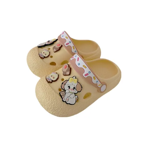 SHIGUDE x Mikko Slippers / Home Slippers Women's, Light Yellow