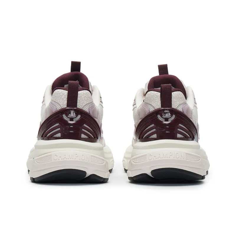 Champion Anti-Slip Wear-Resistant Low-Top Running Shoes Women's Dreamy Venice/Burgundy-3