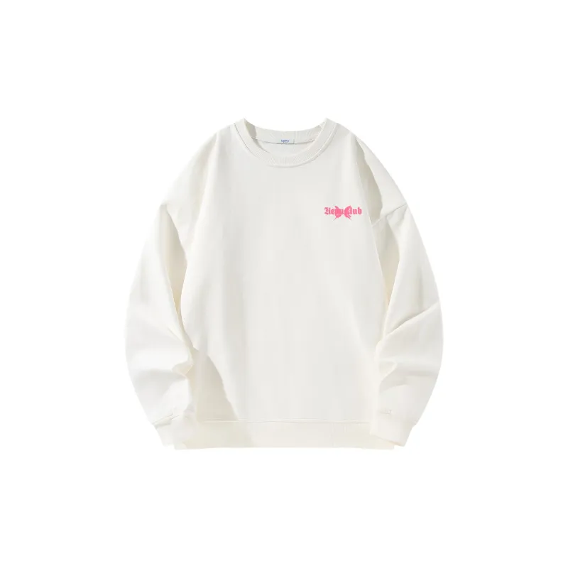 Kepu Sweatshirt Unisex White Pink-1