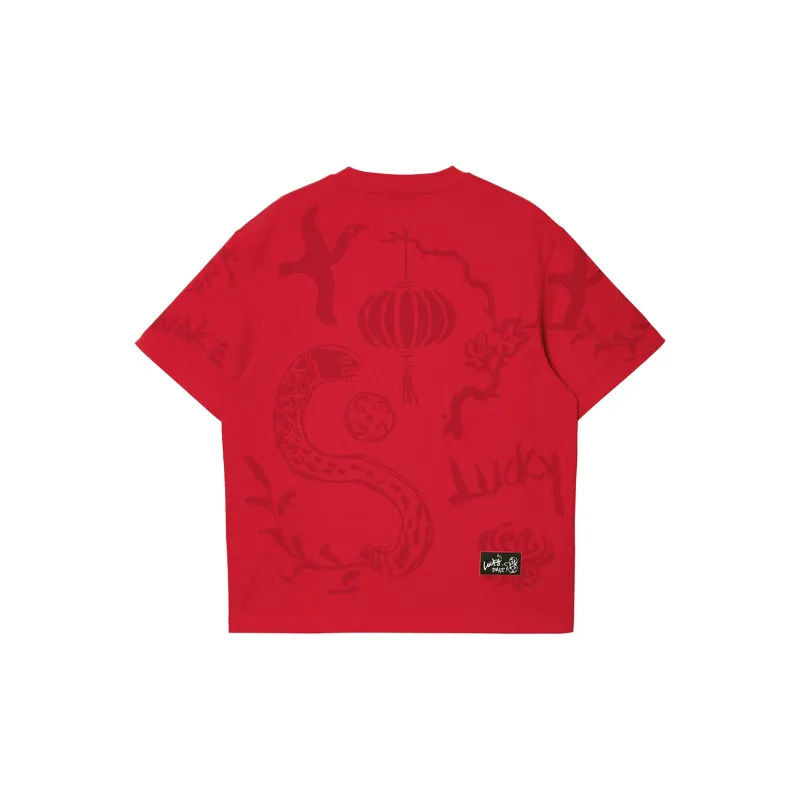 JACK&JONES Snake Year Collection T Shirts Men-4