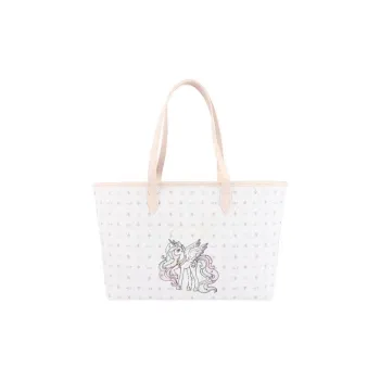 MY LITTLE PONY PVC Tote Bag Shopping Bag Handbag Shoulder Bag Regular Women's White