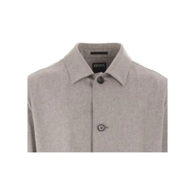 Ermenegildo Zegna Buttoned Long Sleeved Jacket-4
