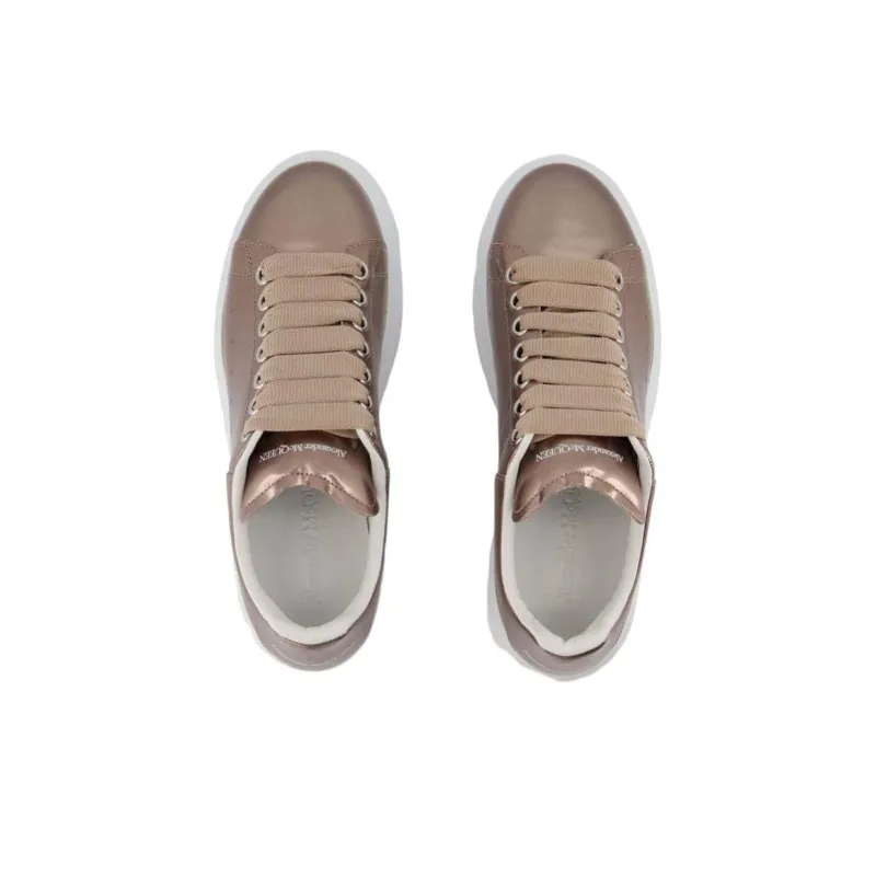 Alexander McQueen Low-Top Skateboard Shoes Women's Copper-3