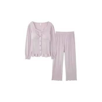 Sleeping Beauty Pajama Set Women's Light Purple