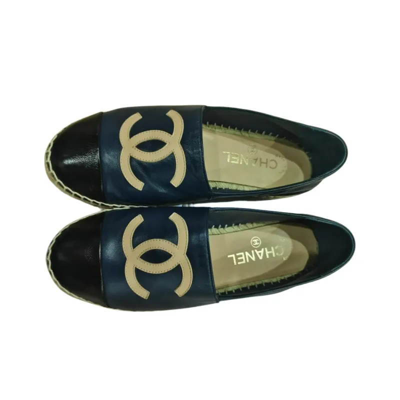 CHANEL Espadrilles Women's Navy Blue-3