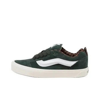 Vans Knu Skool Anti Slip Wear Resistant Low Top Skateboard Shoes Unisex Green