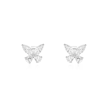 GEMOLA 925 Sterling Silver Stud Earrings Women's White
