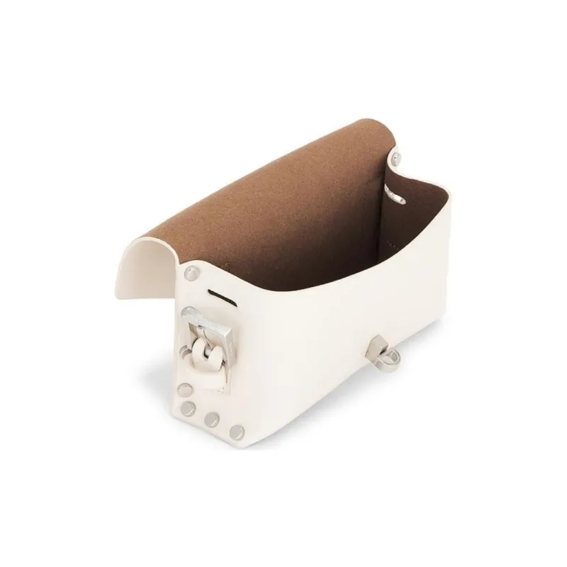 ALLSAINTS Leather Crossbody Bag Shoulder Bag Mini Women's White-3