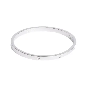 COACH Brass Plated Bangles Women's Silver