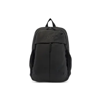 HUGO BOSS Polyester Backpack Unisex Black