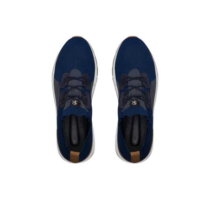 STEFANO RICCI Low-Top Casual Shoes Men's Blue Gray-3