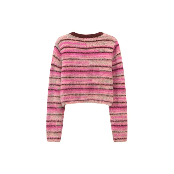 CHUU Knitwear Women's Pink Stripes-1