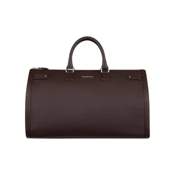 STEFANO RICCI Calfskin Travel Bag Women's Burgundy