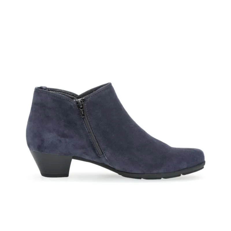 Gabor Fashion Ankle Boots 3.5cm Women's Blue-1