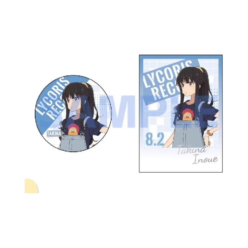 Aniple Lycoris Recoil Takina Inoue Birthday Commemoration Badges-1