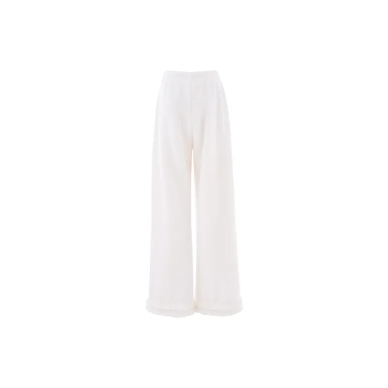 Blovelan Casual Pants Women's Snowflake White-1