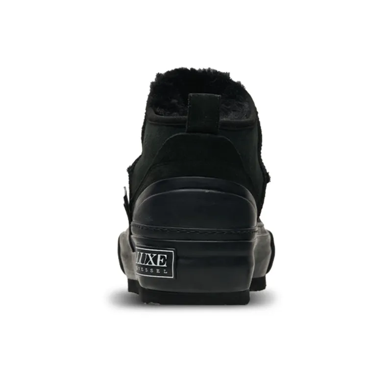 VESSEL Warm And Wear Resistant Short Snow Boots Unisex Black-5