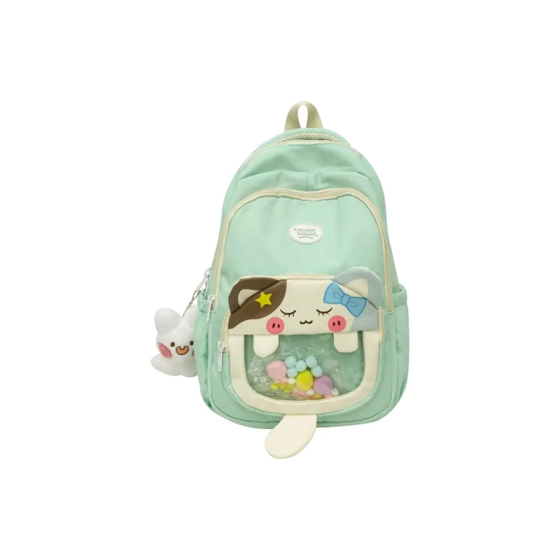 SUN ERATH&U Nylon And PVC Backpack Regular Women's Multicolor-2