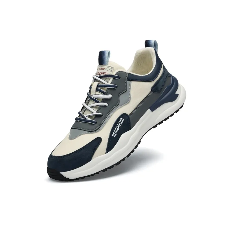 HENIBAOLUO Anti Slip Wear Resistant Low Top Casual Shoes Men's-10
