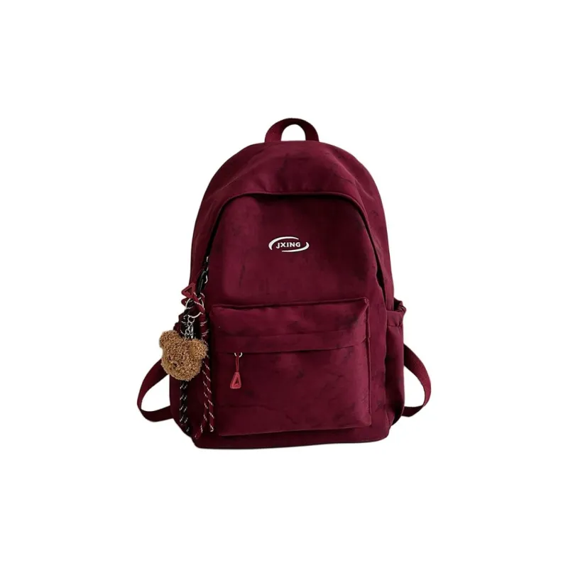 Yalu Nylon Backpack Women's Ecru/Black/Red/Blue-8